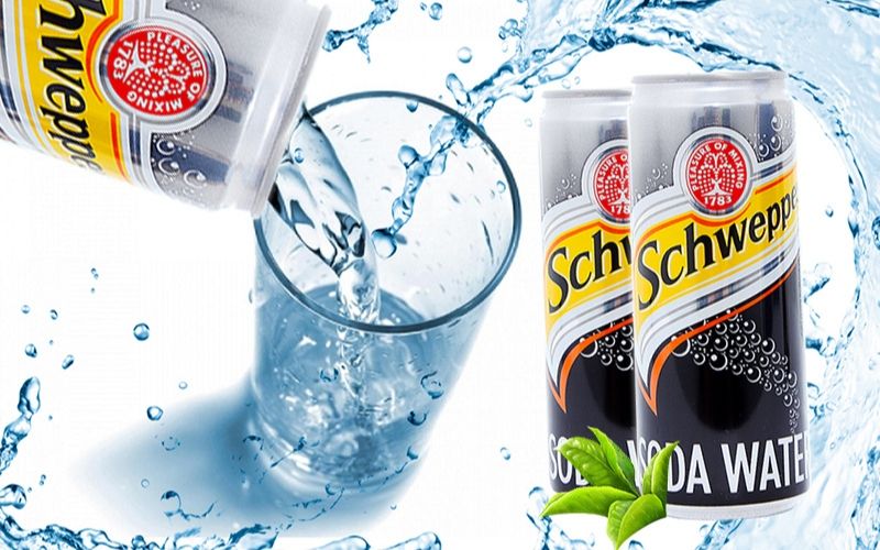 Nước Soda hiệu Schweppes 24 lon 330ml