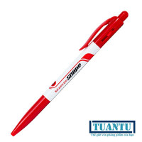 Bút bi Thiên Long FO-023 đỏ 0.7mm