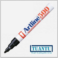 Bút lông bảng mực đậm Artline EK-500 đen