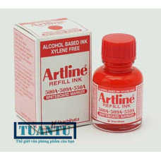 Mực bút lông bảng Artline ESK-50A đỏ