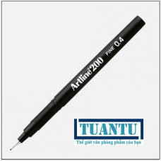 Bút lông kim Artline EK-200 0.4mm màu đen