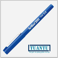 Bút lông kim Artline EK-200 0.4mm màu xanh