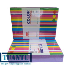 Giấy fort màu đặc biệt A4 80gsm tím đậm