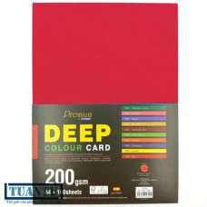 Giấy bìa màu A4 200gsm (Red)