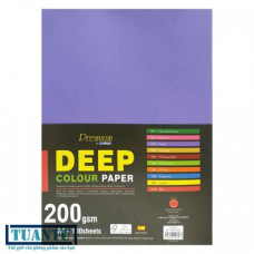 Giấy bìa màu A4 200gsm (Purple)