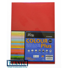 Giấy bìa màu A4 180gsm (Christmas Red)