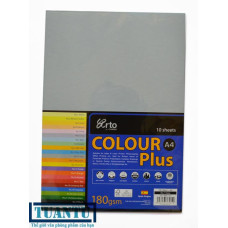 Giấy bìa màu A4 180gsm (Grey)