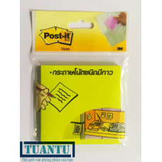 Giấy ghi chú Post-it 3x3 màu vàng neon (50 tờ)