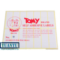 Giấy nhãn Tomy A5 No.104 (25mm x 78mm)