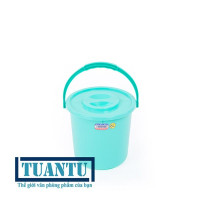 Xô nhựa 6L Duy Tân H061 có nắp