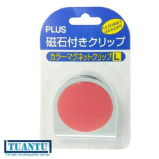 Kẹp từ tính Plus lớn màu đỏ