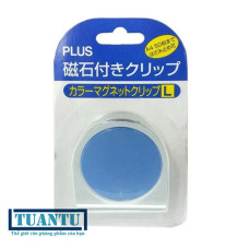 Kẹp từ tính Plus lớn màu xanh dương