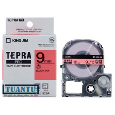 Băng mực máy in nhãn Tepra Pro 9mm SC9R đỏ