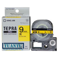 Băng mực máy in nhãn Tepra Pro 9mm SC9Y vàng