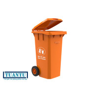 Thùng Rác Nắp Kín 120 lít Duy Tân No.1380 Thùng Rác Nắp Kín 120 lít Duy Tân No.1380