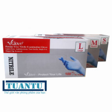 Găng tay y tế Nitrile không bột Vglove 3.6g