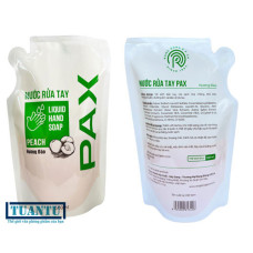 Nước rửa tay Pax New hương đào 500ml (bịch) Nước rửa tay Pax New hương đào 500ml (bịch)
